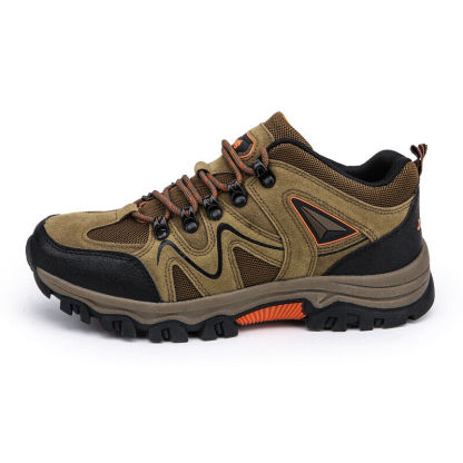 Men's Waterproof Breathable Lightweight Orthopedic Hiking Shoes for Plantar Fasciitis