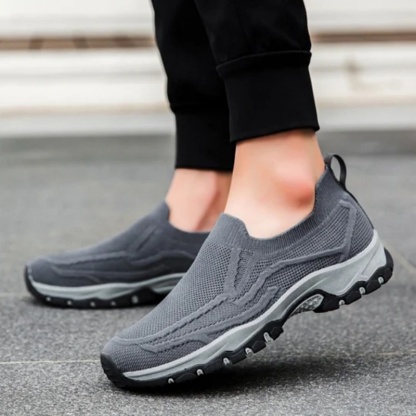 Men's Orthopedic Arch Support Wide Toe Lightweight Breathable Walking Shoes