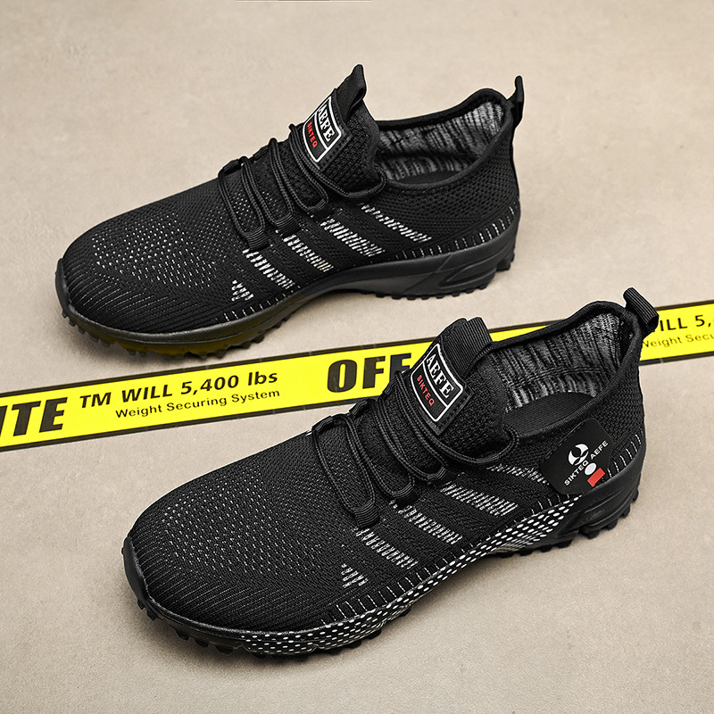 Men's Running Shoes Blade Non Slip Fashion Sneakers Breathable Mesh Soft Sole Casual Athletic Walking Shoes