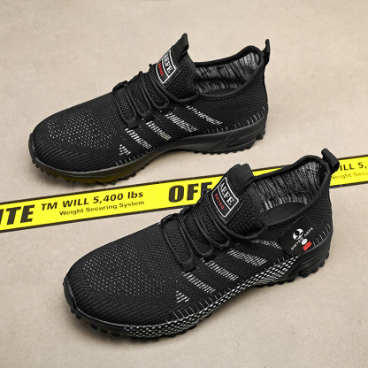 Men's Running Shoes Blade Non Slip Fashion Sneakers Breathable Mesh Soft Sole Casual Athletic Walking Shoes