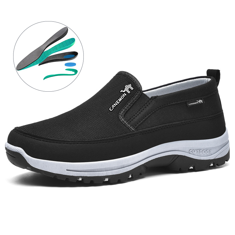 ⏰Limited Time 50% OFF🛒 Men's Orthopedic Slip-On Walking Sneakers – Breathable Upper, Non-Slip Sole, 12 Hours+ Comfort & Pain Relief