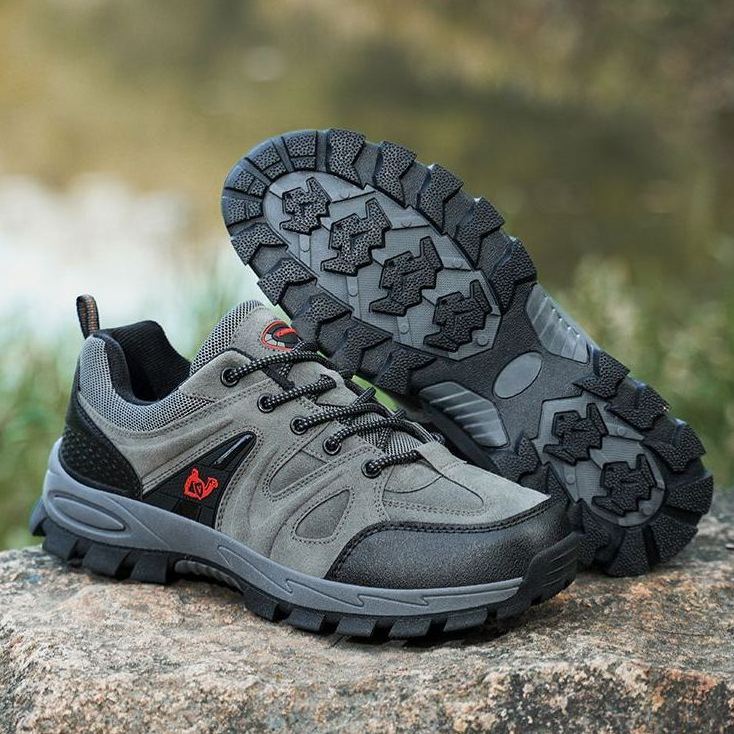 (⏰Limited Time Sale 70% OFF) Men's Orthopedic Arch Support Wide Toe Ankle Support Hiking Shoes Waterproof Non-slip Anti-puncture Work Shoes