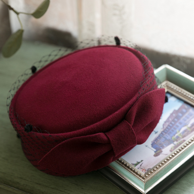 French Retro Hat Mesh Beret For Women