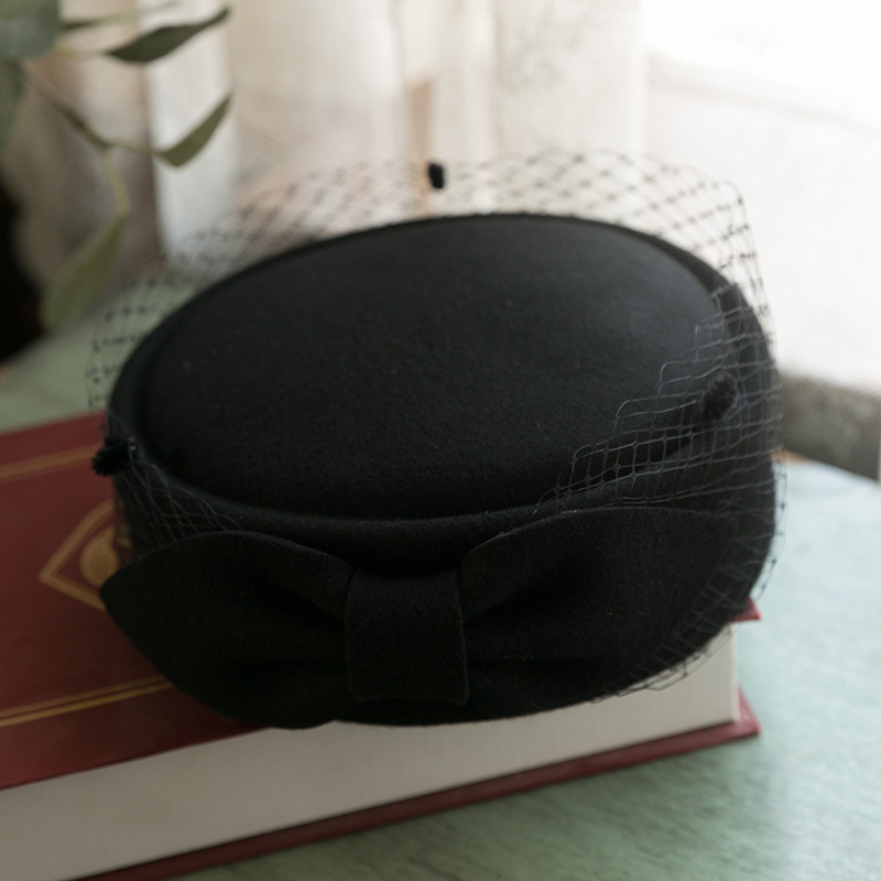 French Retro Hat Mesh Beret For Women