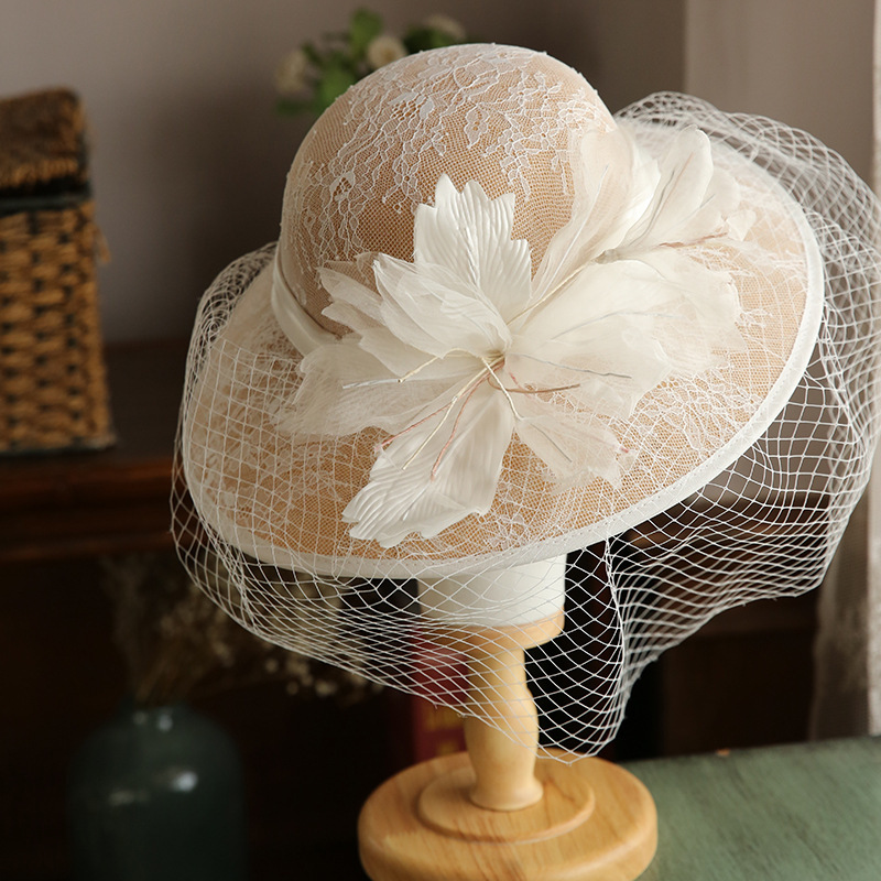 Summer Mesh Flower Bucket Hat