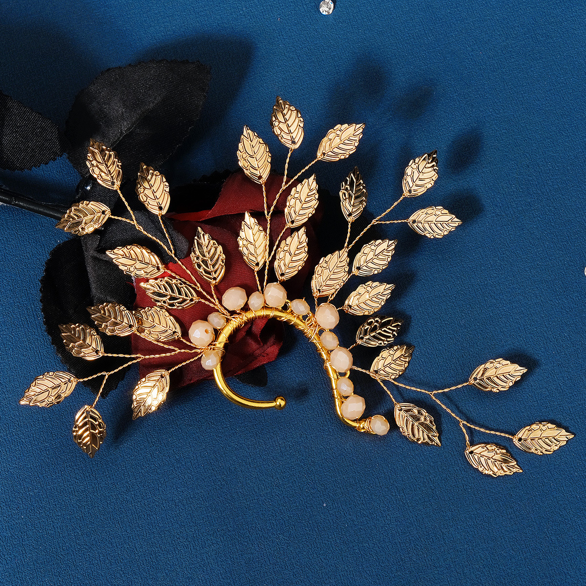 Handmade Earrings Elf Leaf Ear Hangings For Women