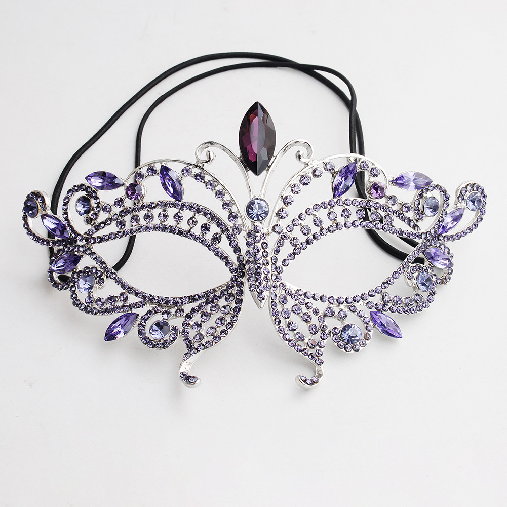 High-End Luxury Halloween Princess Party Dance Diamond Mask