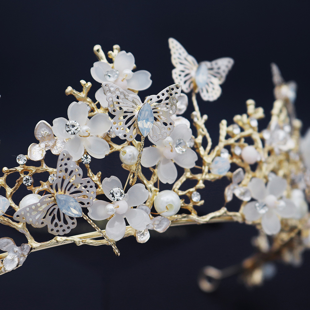 Fairy Handmade Butterfly Flower Crown Hair Accessories