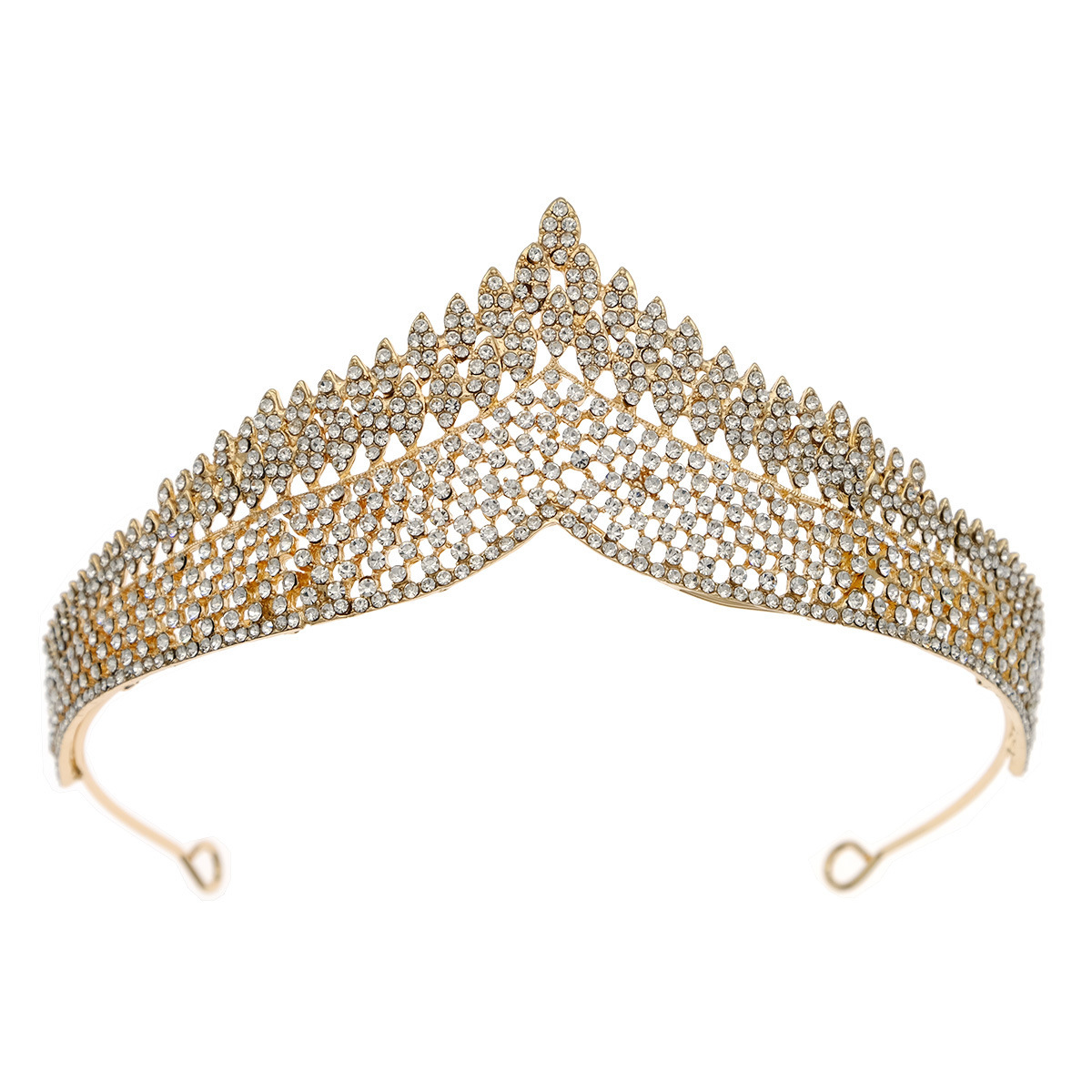 Retro Style Ins Full Diamond Crown Noble Crown