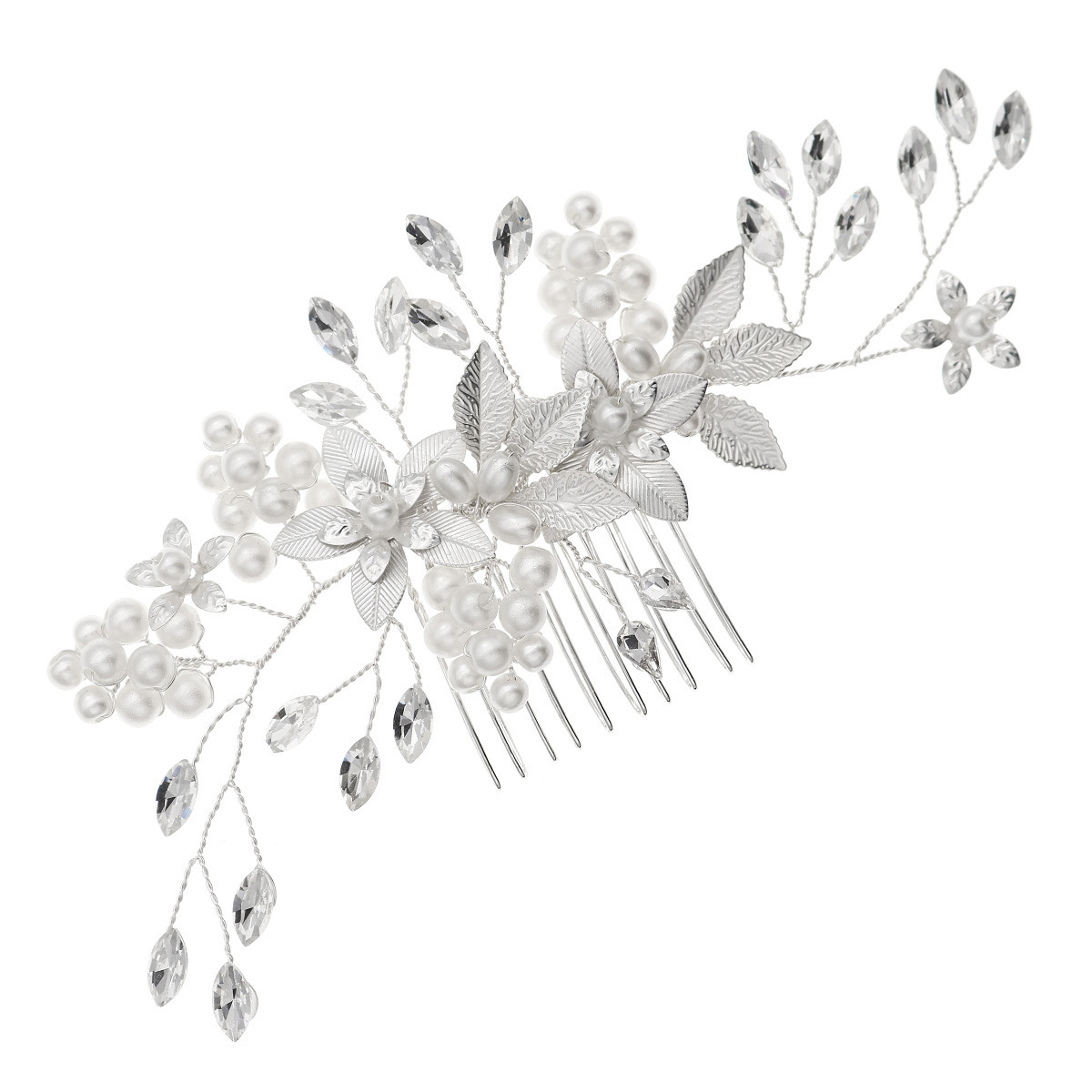 Handmade Versatile Pearl Flower Comb