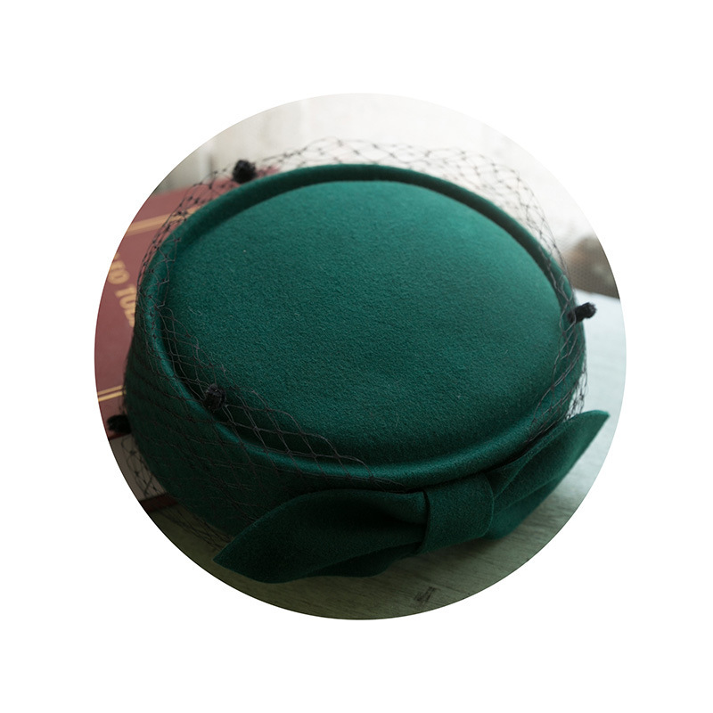 French Retro Hat Mesh Beret For Women