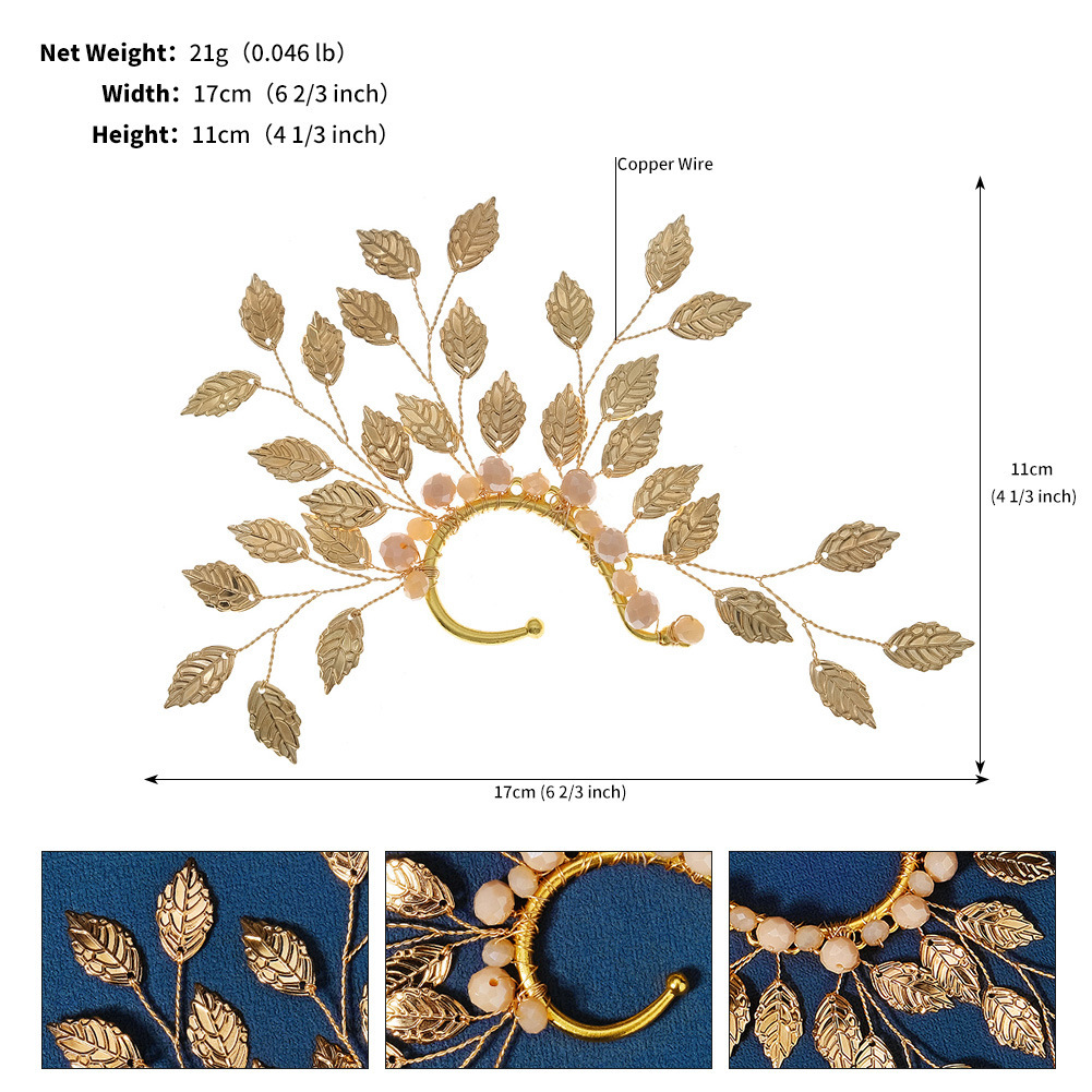 Handmade Earrings Elf Leaf Ear Hangings For Women