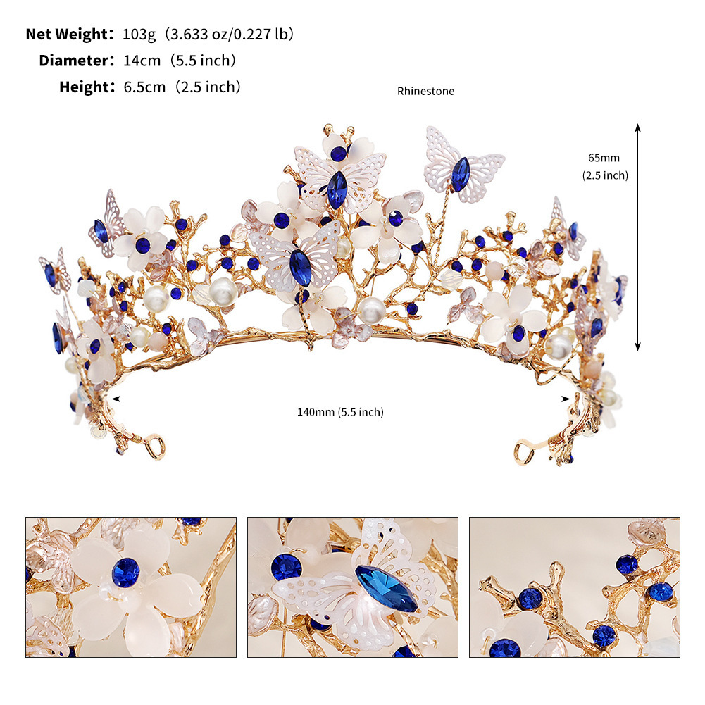 Fairy Handmade Butterfly Flower Crown Hair Accessories