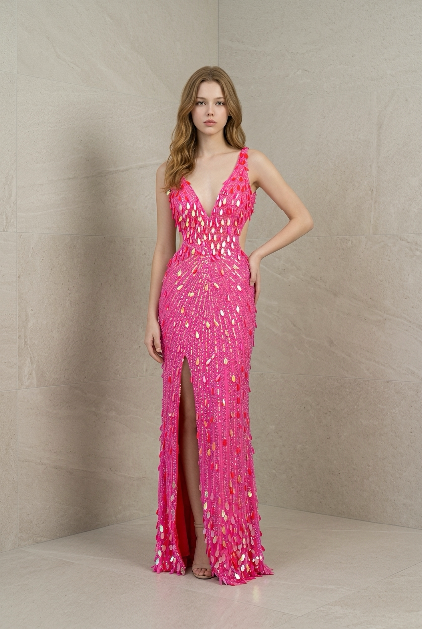 [Copy]Blue Brocade A-Line Prom Dress | Sweetheart Corset Gown for Formal Events
