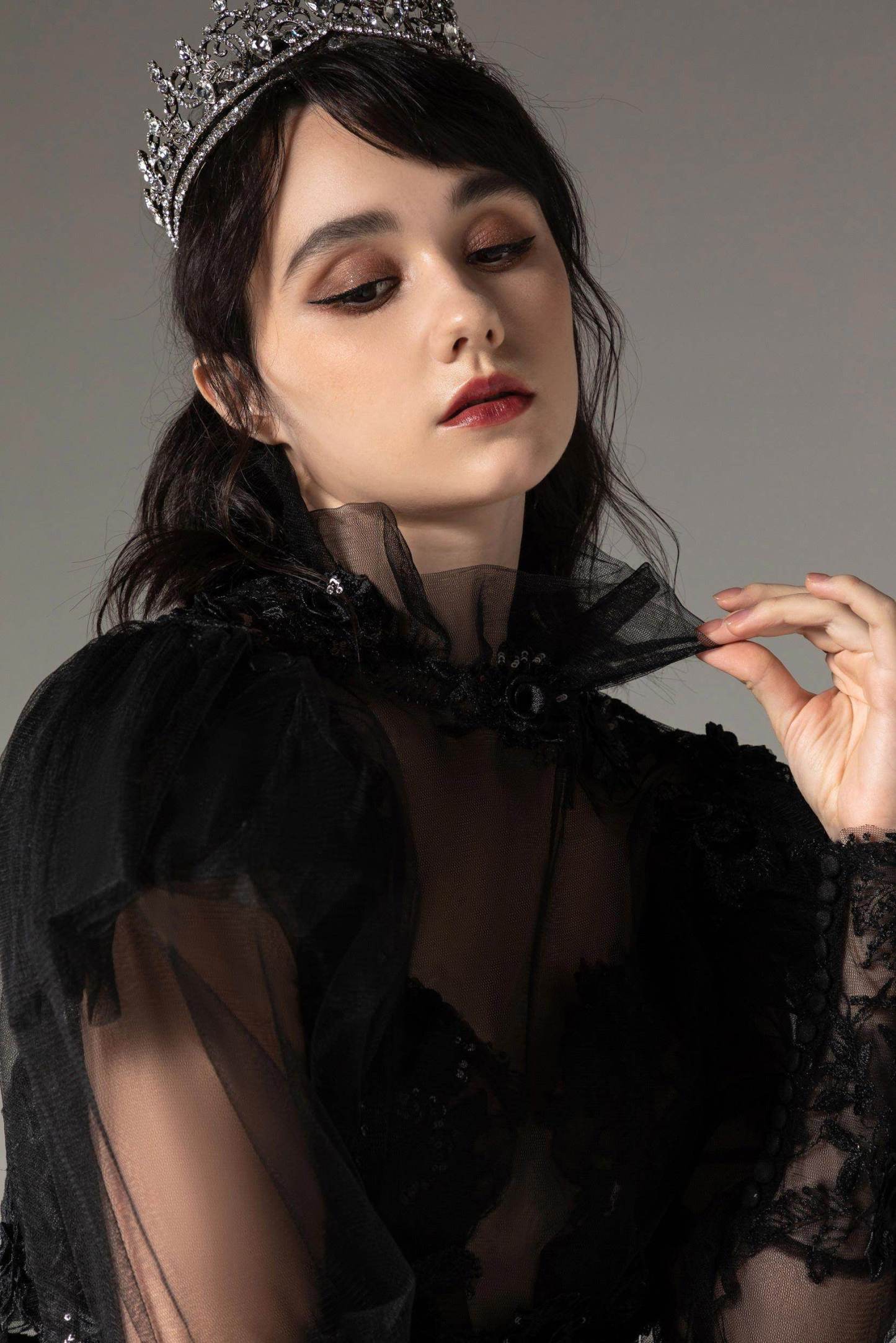 Ball Gown Chapel Train Tulle Wedding Dress VBCW2510