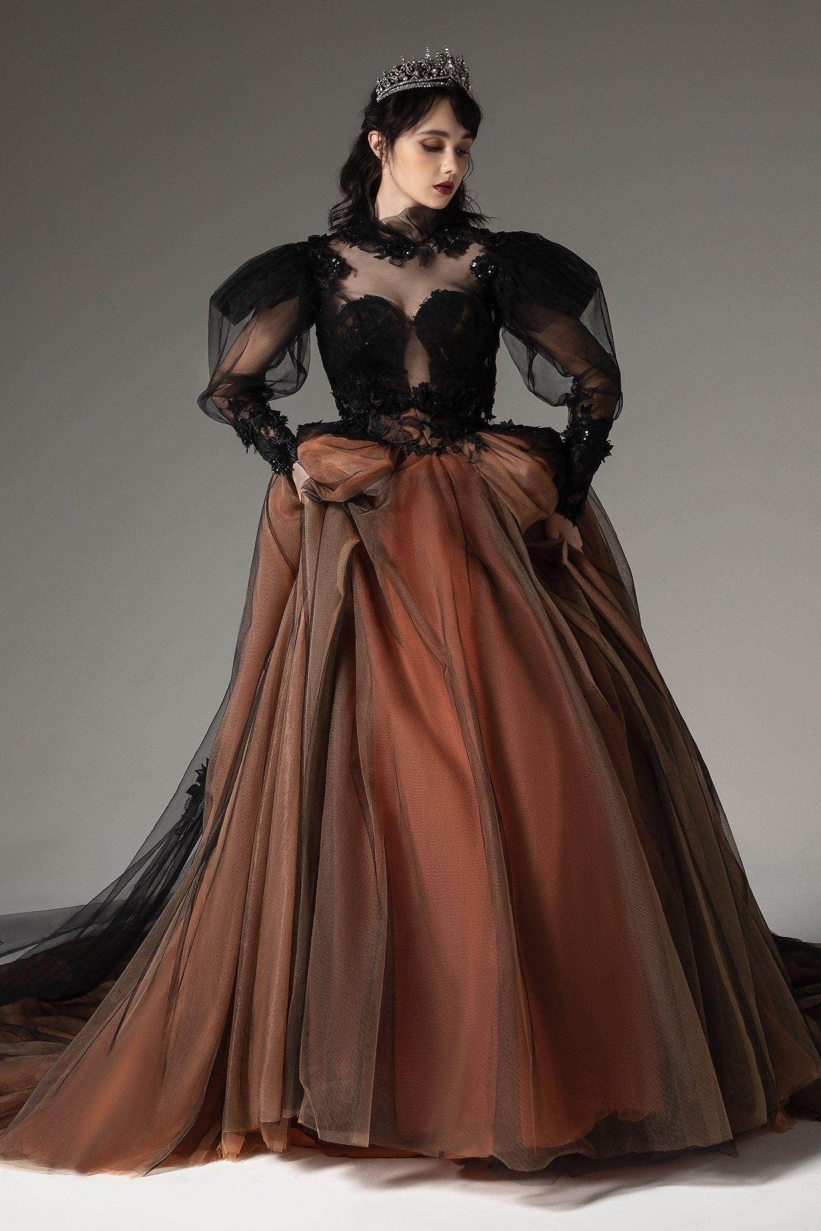 Ball Gown Chapel Train Tulle Wedding Dress VBCW2510