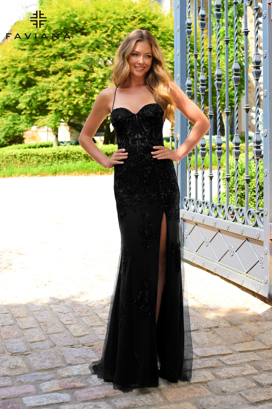 Sweetheart Beaded Tulle Corset Dress With Lace-Up Back11255