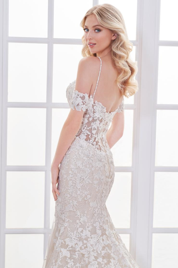 # MARTIN THORNBURG 122247 Fit and Flare Sweetheart Off-the-Shoulder Sequin Wedding Dress