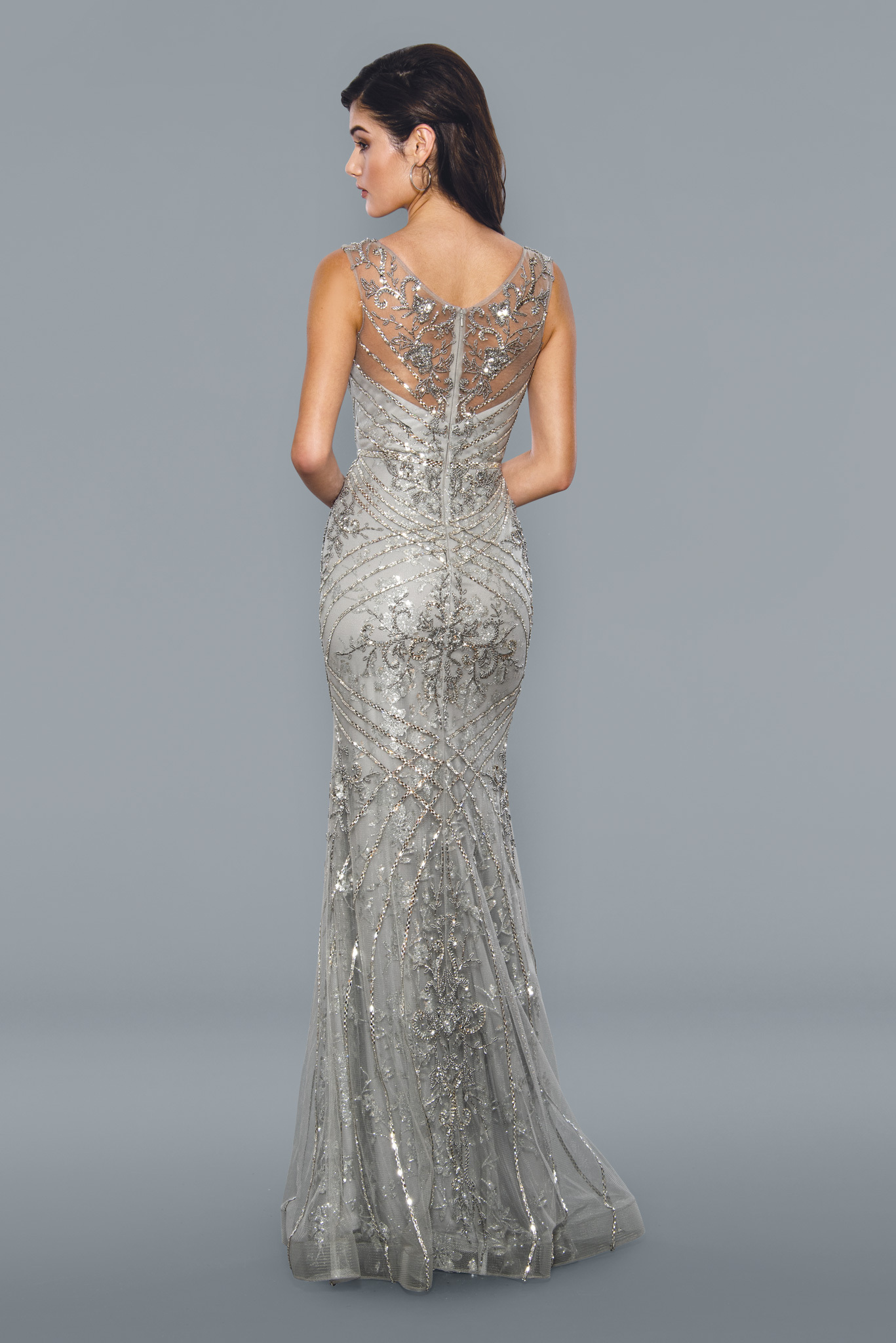 fully beaded mother of the bride #21048