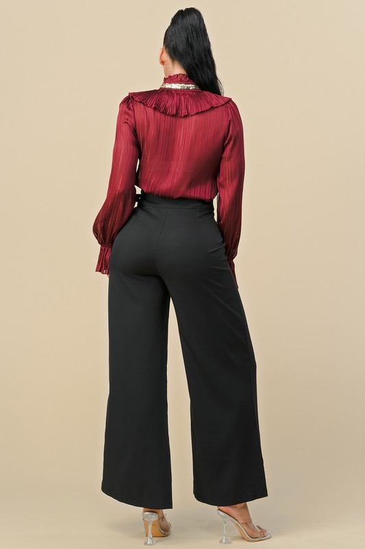 Burgundy shirt ST-038