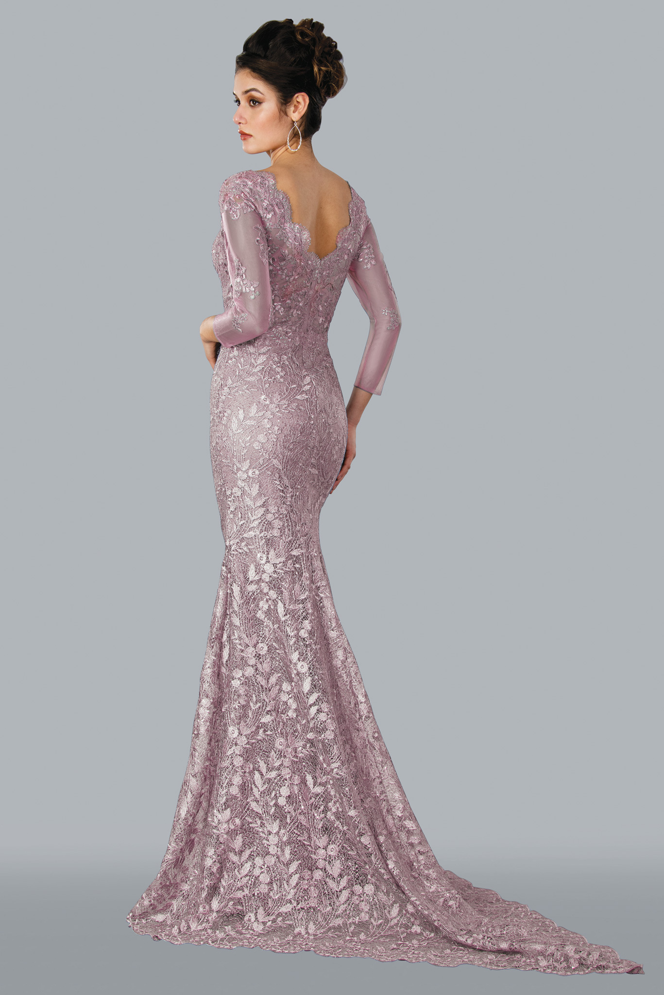 full lace with long sleeve mother of the bride #22355