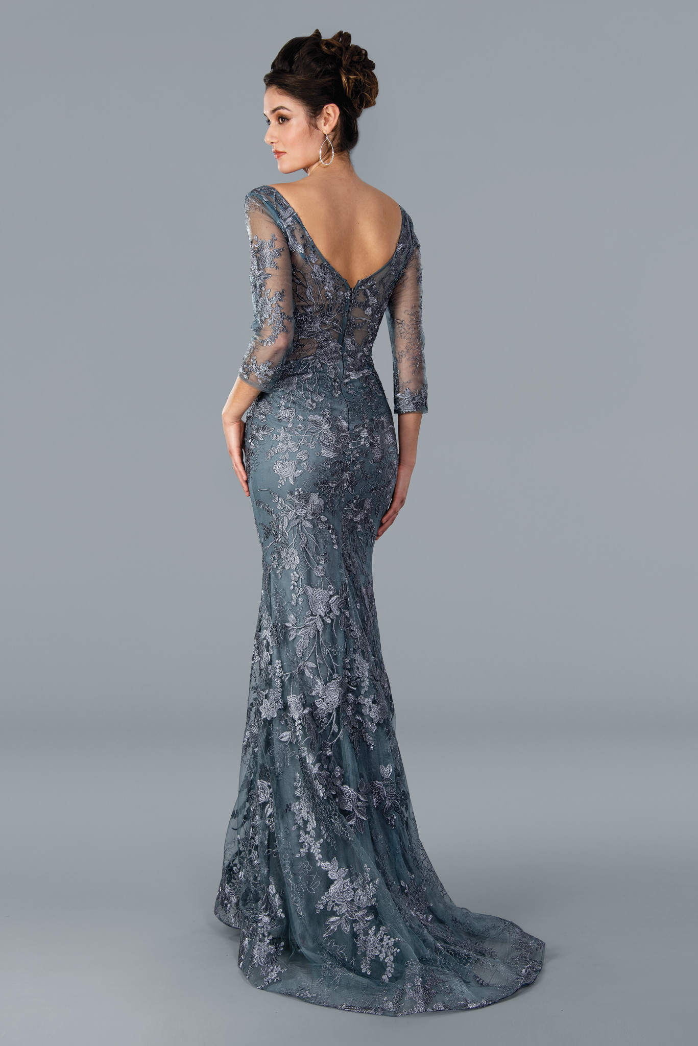 lace with long sleeve mother of the bride #22361