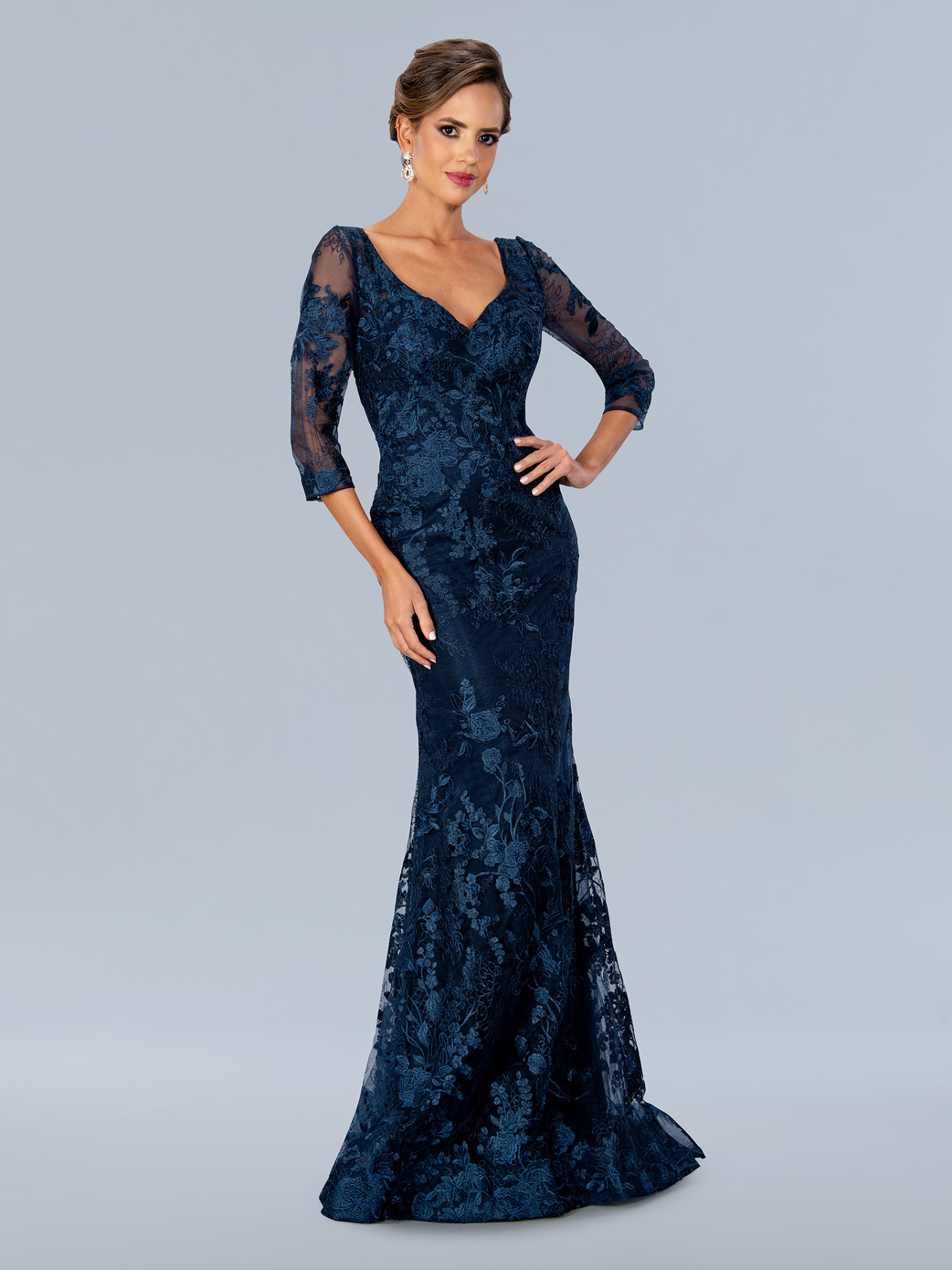 lace with long sleeve mother of the bride #22361