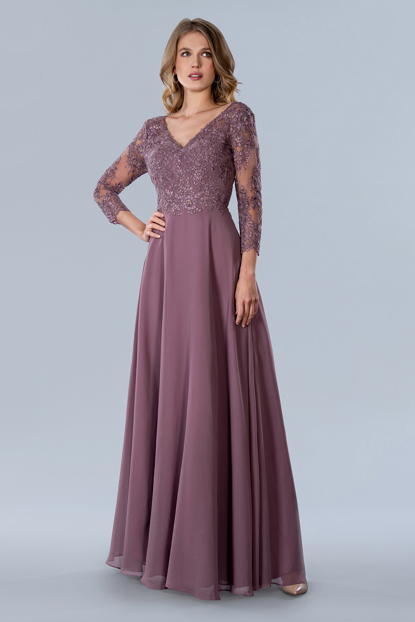 lace A-LINE mother of the bride #23365