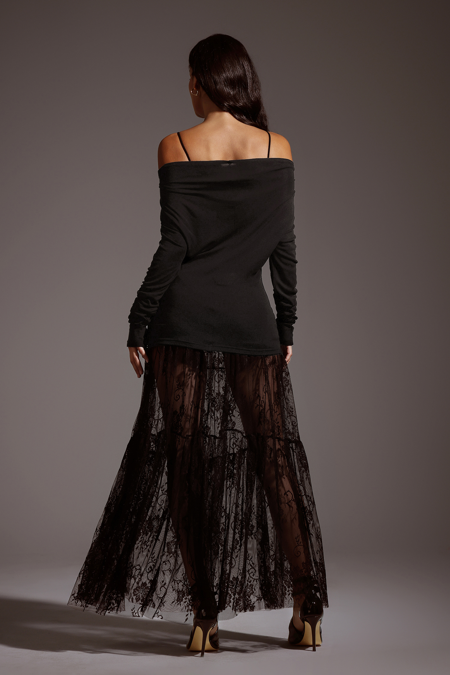 Yalyka Lace Maxi Skirt