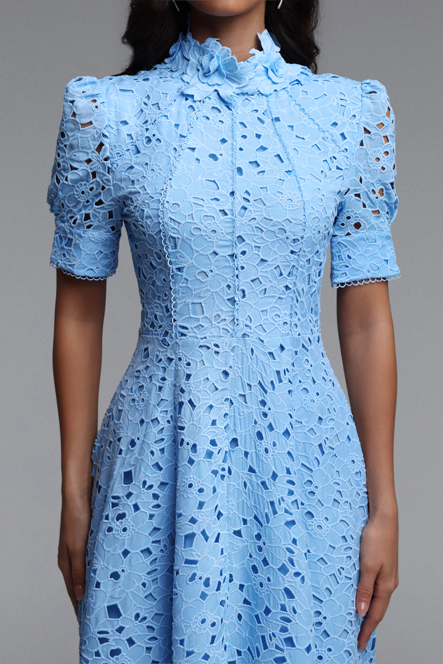 Kitsu Short Sleeve Midi Dress