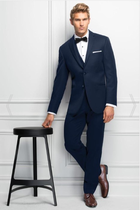 (Rent)ULTRA SLIM NAVY STERLING WEDDING SUIT MICHAEL KORS | STYLE 371