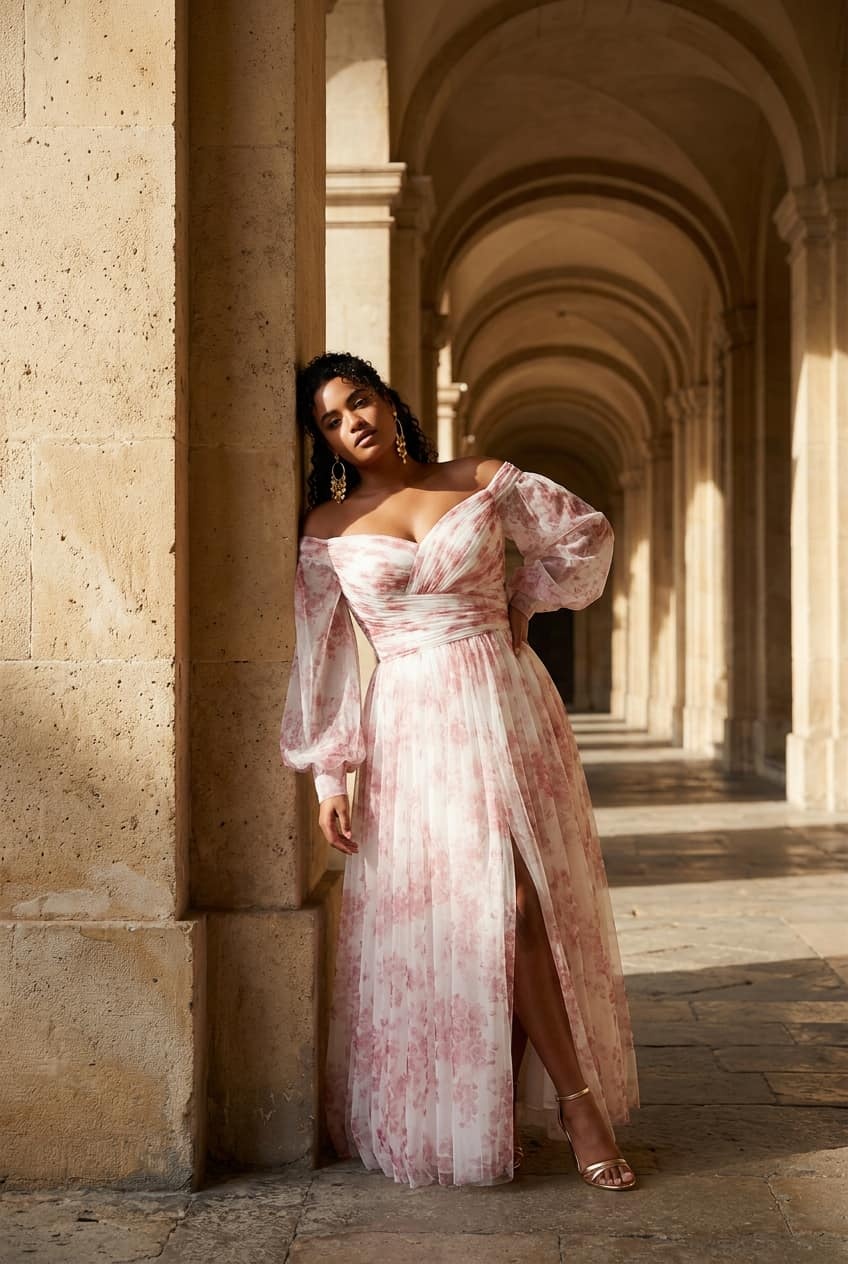 couture lee #3710 Princess Print Pink