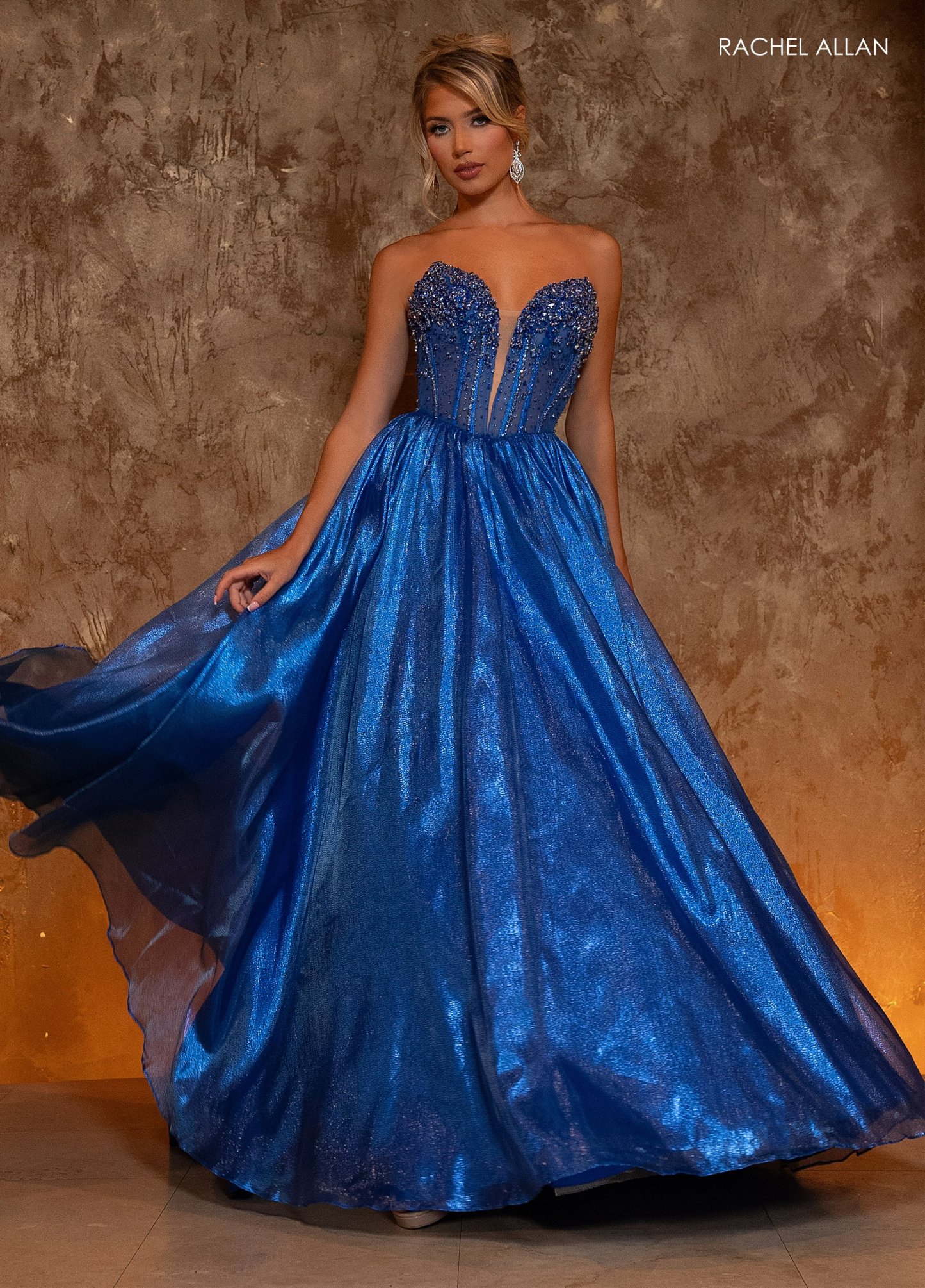 Stunning beadwork that adds a touch of luxury Prom Dress 70812