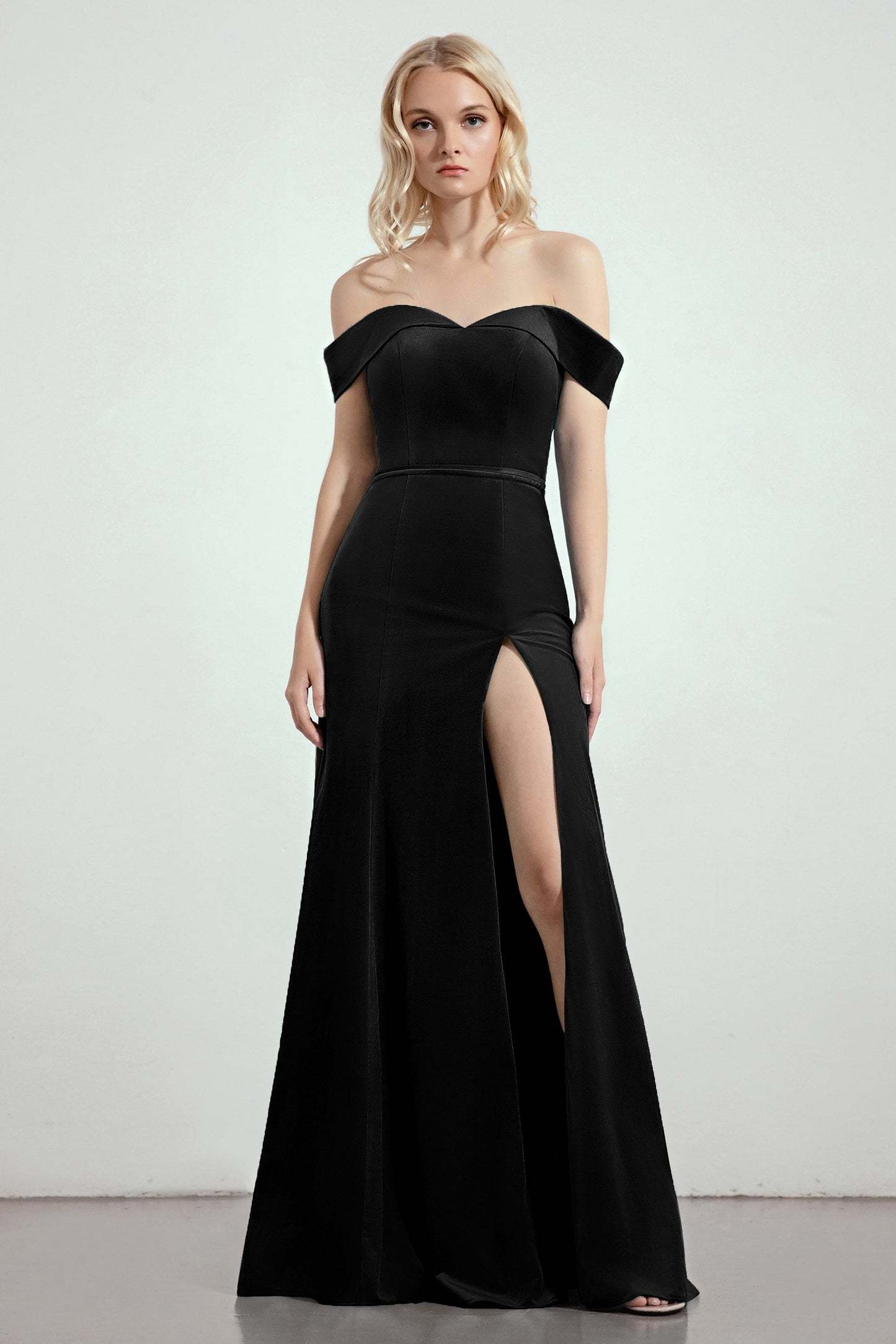Trumpet-Mermaid Sweep-Brush Train Bridesmaid Dress Formal Dresses CB0271