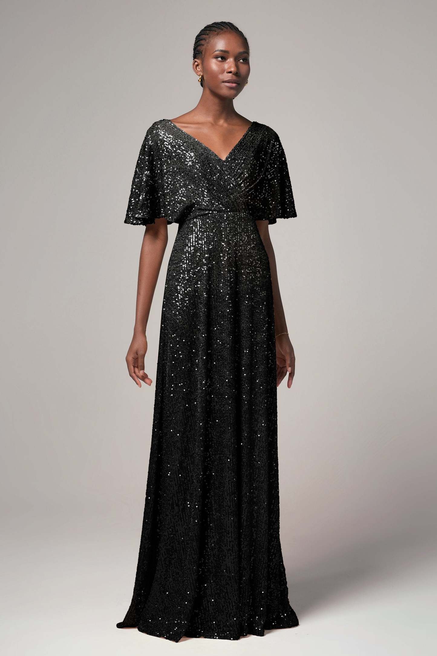 Sheath-Column Floor Length Sequined Dress CB0399