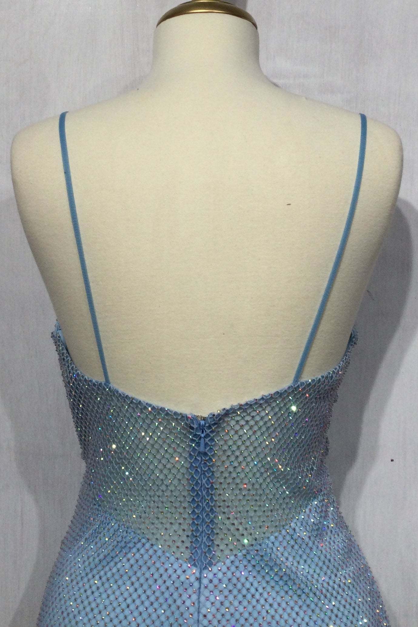 Modern Sweetheart Neckline Crystal Gown #CD219