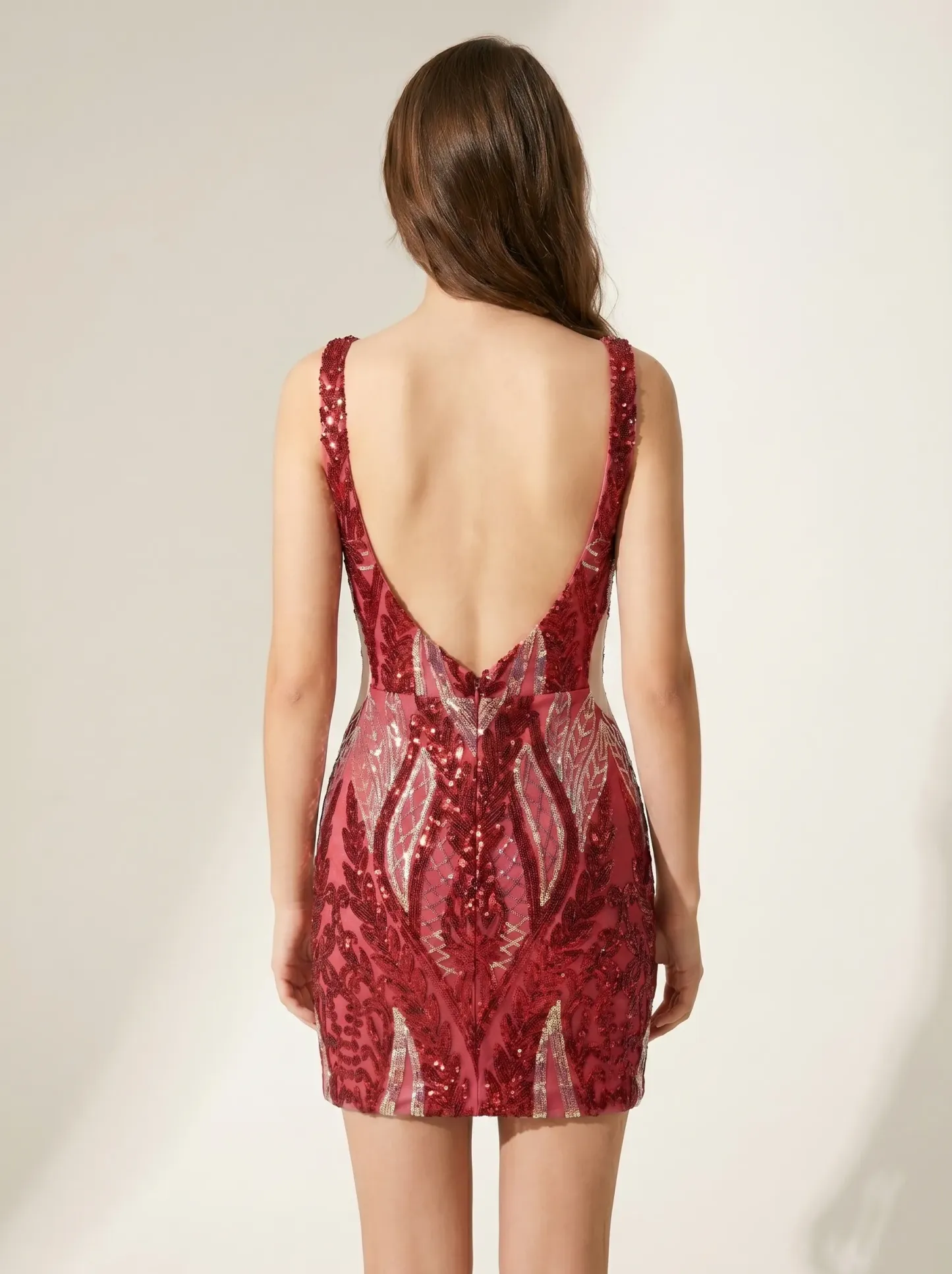 Sparkly Dark Purple Sequin Short Homecoming Dress | Mini A-Line Party Gown