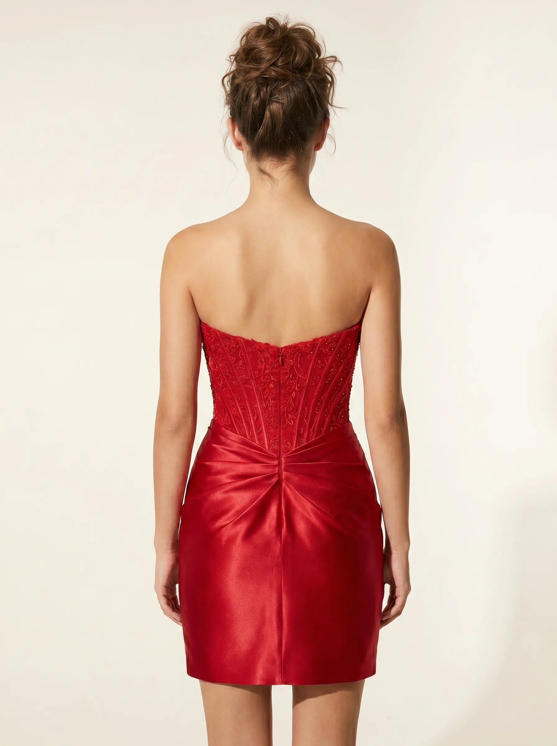 Sparkly Red Bodycon Short Homecoming Dress | Tight Sequin Mini Party Gown