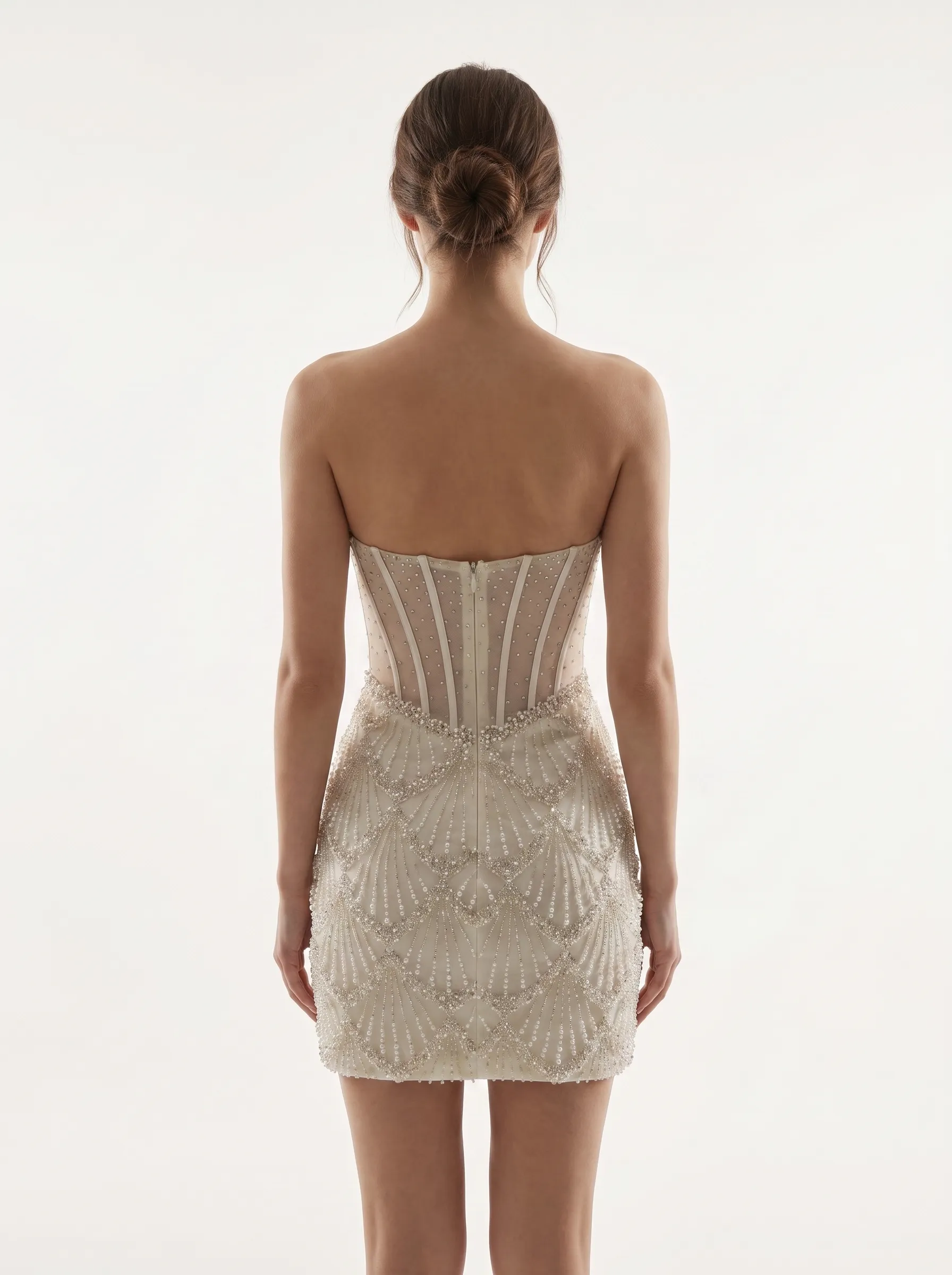 [Copy]Charming Strapless Satin Pink Dress | Homecoming Giant 3D Rose Bubble Mini Gown