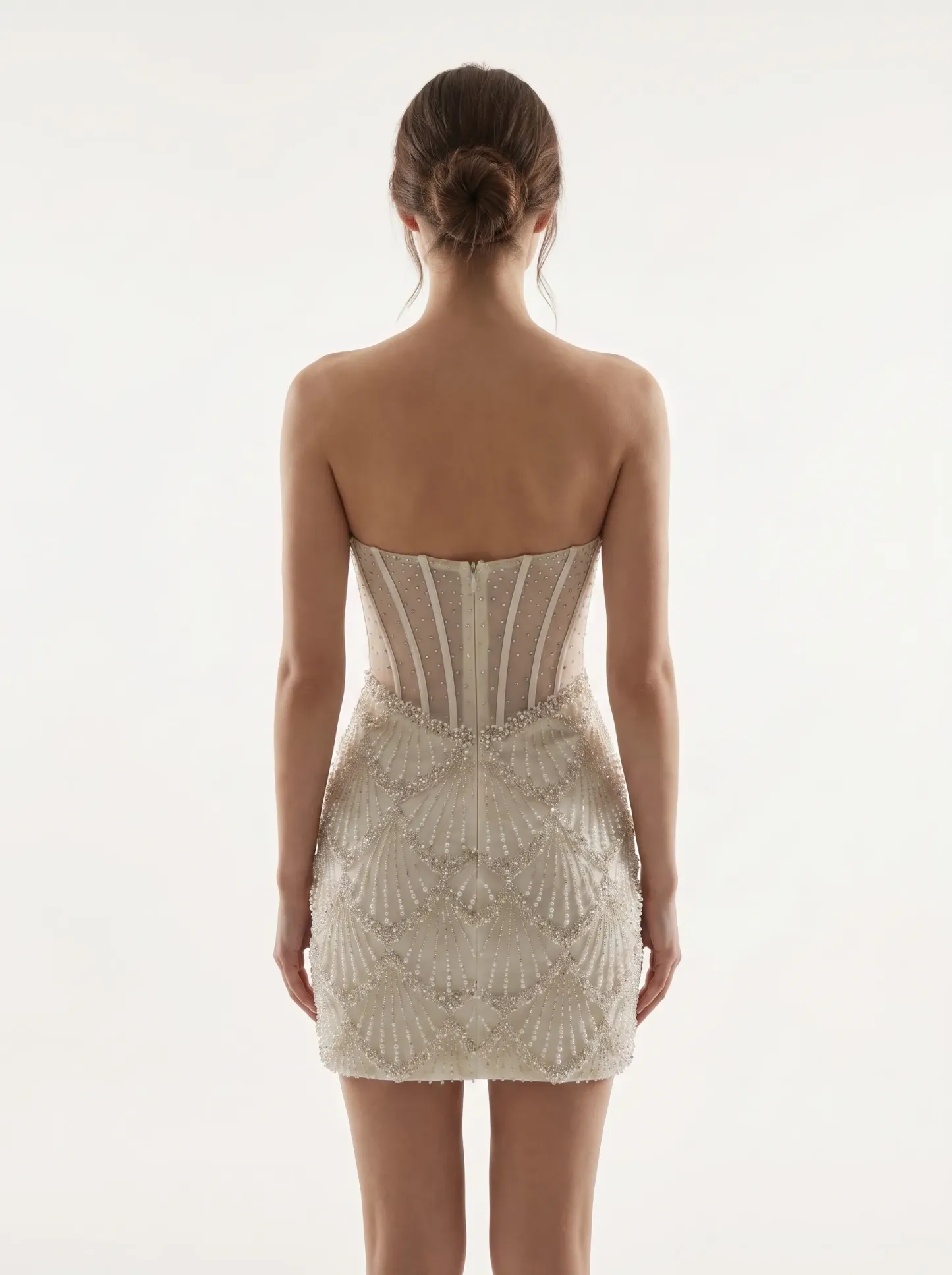 [Copy]Charming Strapless Satin Pink Dress | Homecoming Giant 3D Rose Bubble Mini Gown