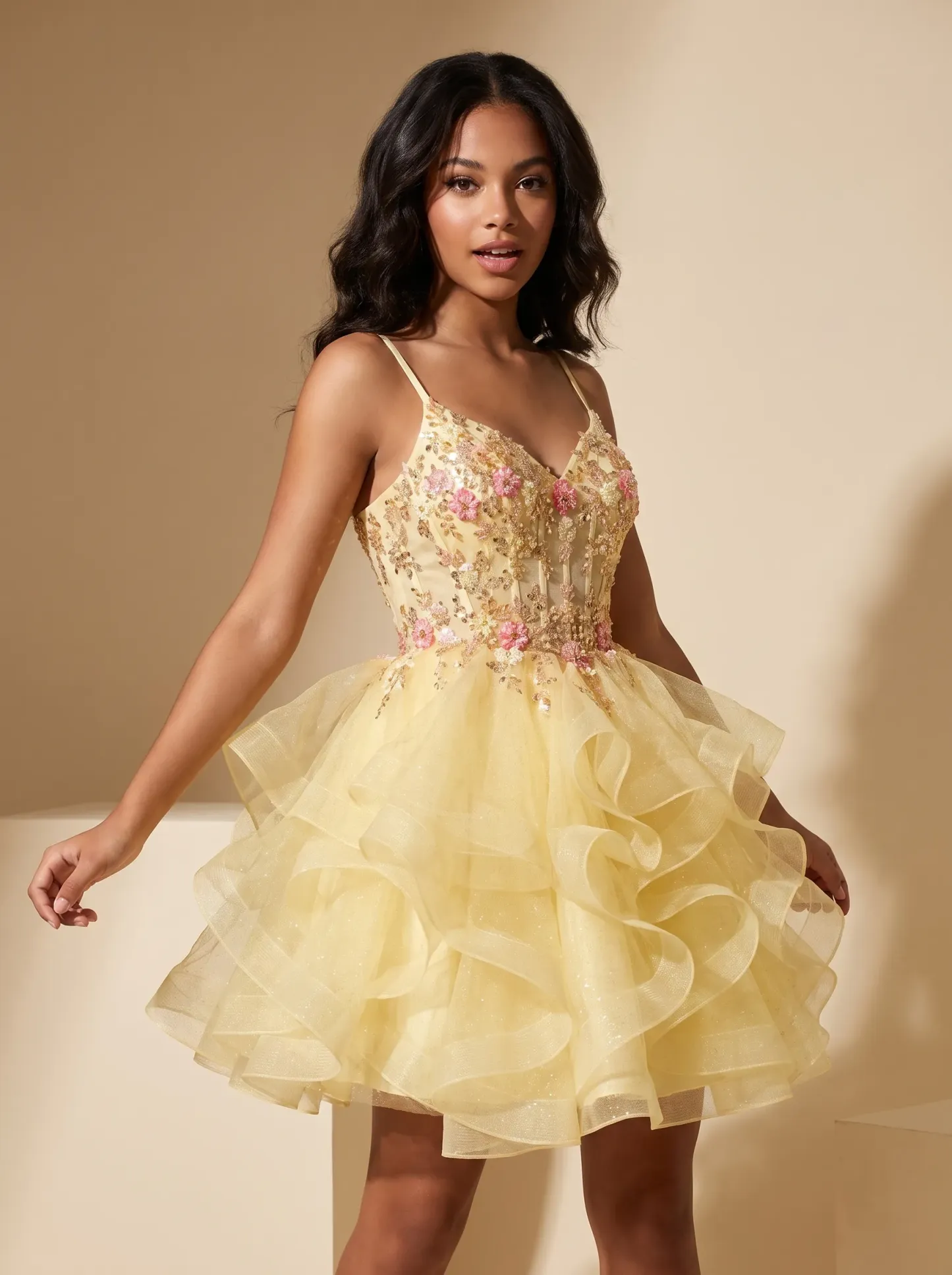 [Copy]Luxury Beaded Pearls Corset Dress | Homecoming Strapless Bodycon Mini Gown