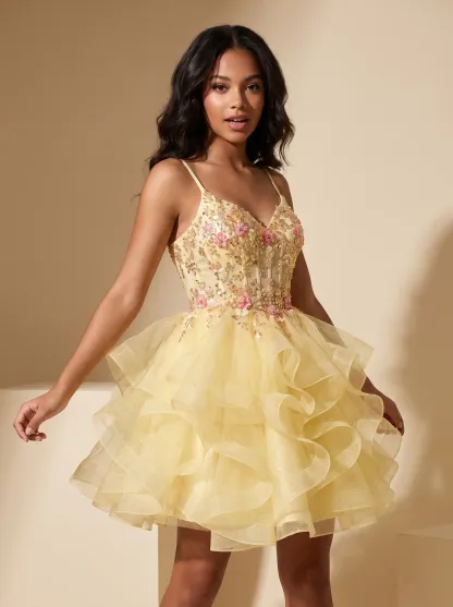 [Copy]Luxury Beaded Pearls Corset Dress | Homecoming Strapless Bodycon Mini Gown