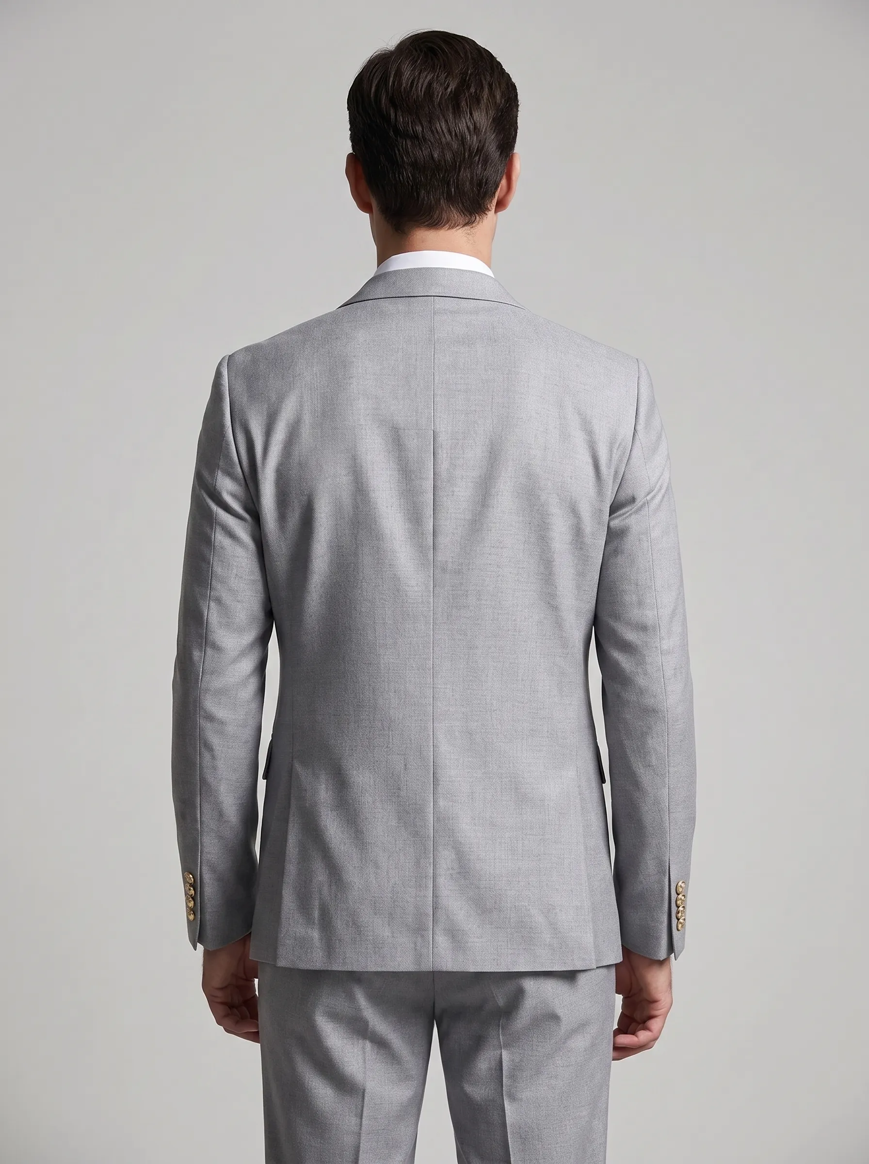 Men's Black 3-Piece Peak Lapel Tuxedo Suit | One-Button Slim Fit Prom Suit