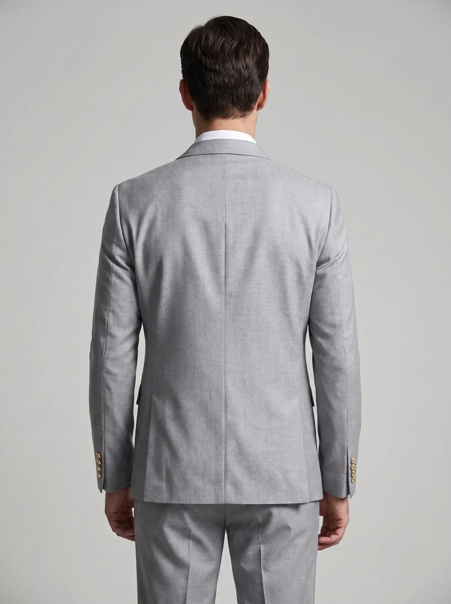 Men's Black 3-Piece Peak Lapel Tuxedo Suit | One-Button Slim Fit Prom Suit