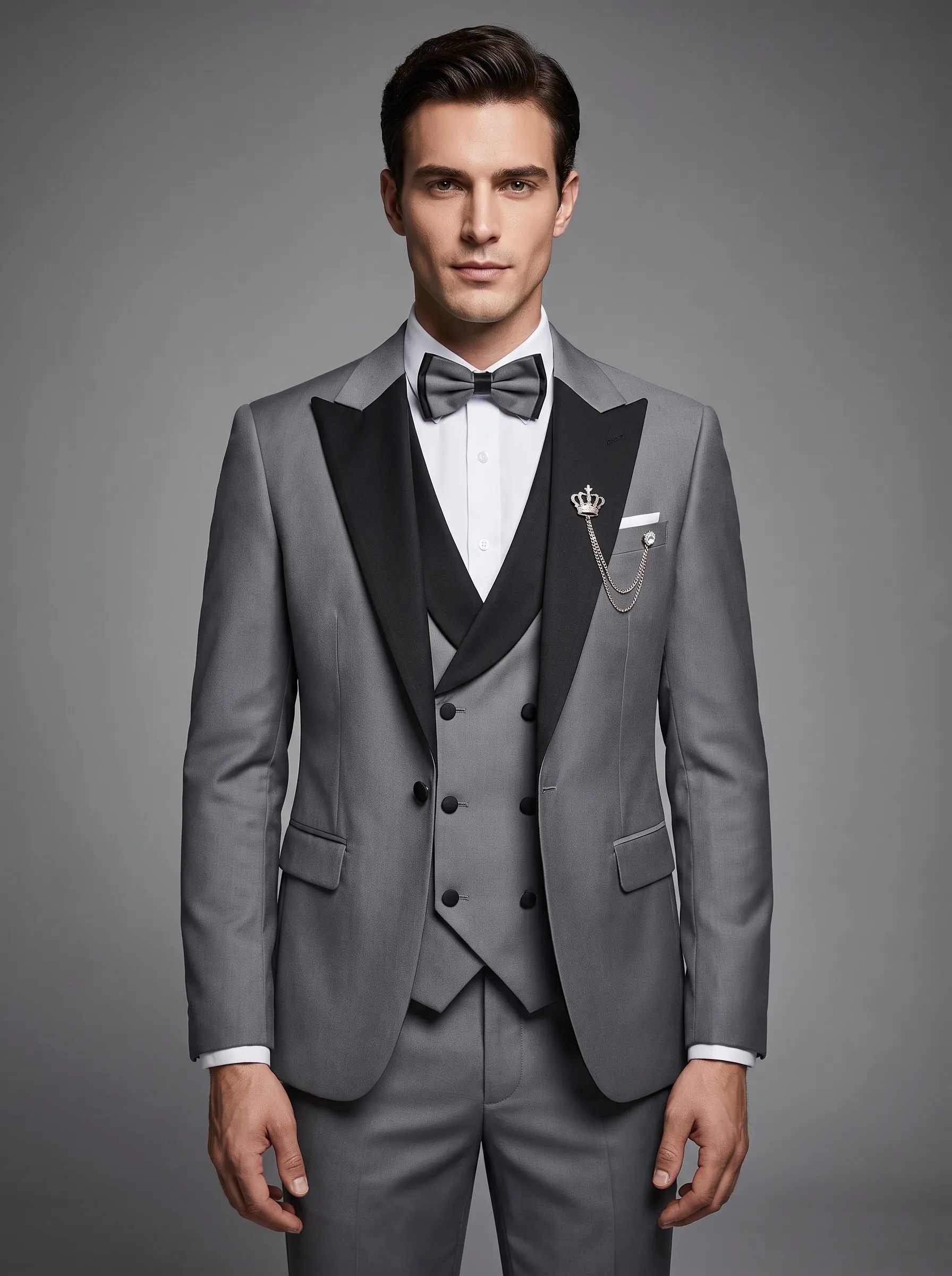 Royal Blue Slim Fit 3-Piece Peak Lapel Suit | Men's Prom & Wedding Tuxedo