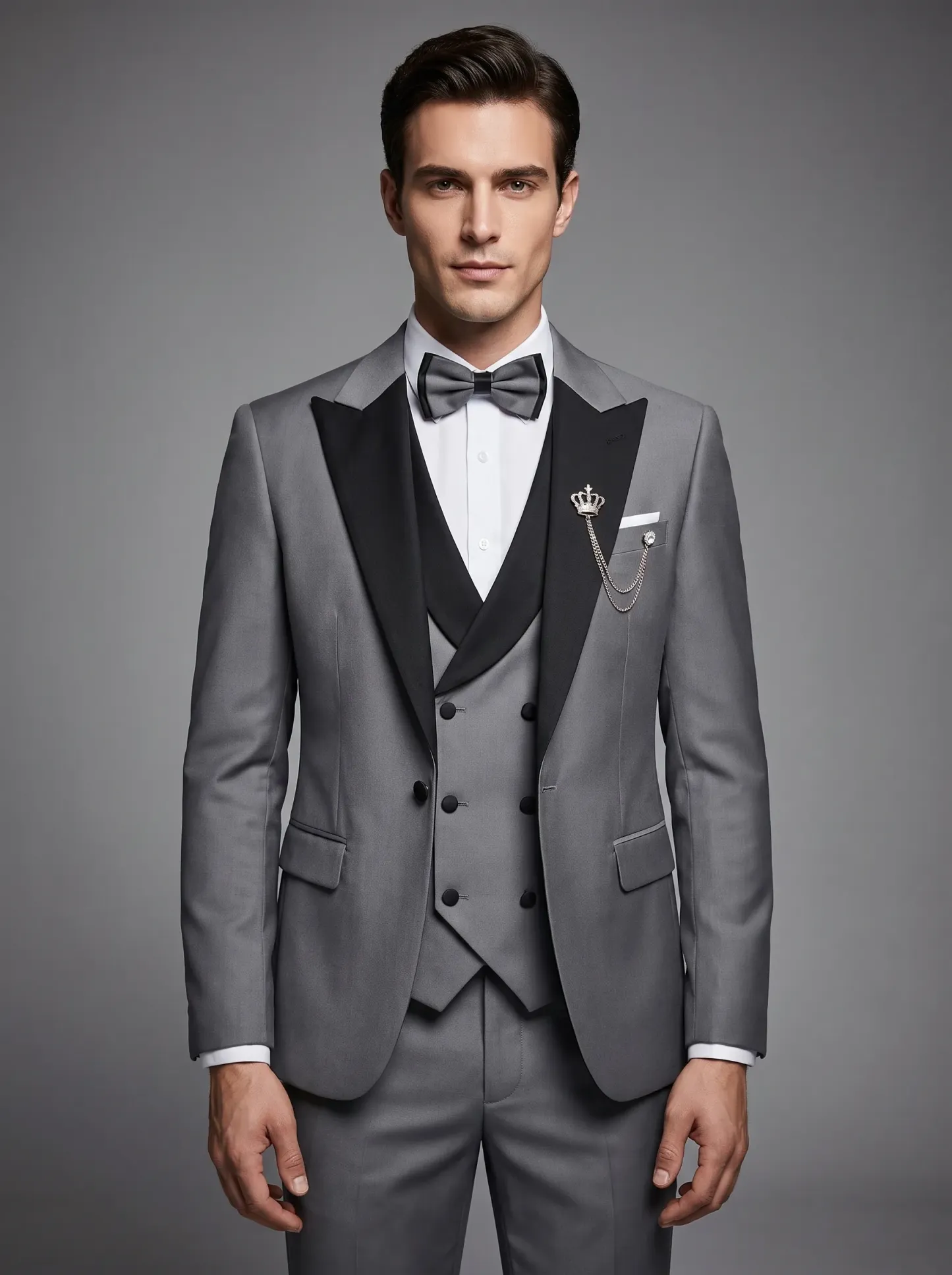 Royal Blue Slim Fit 3-Piece Peak Lapel Suit | Men's Prom & Wedding Tuxedo