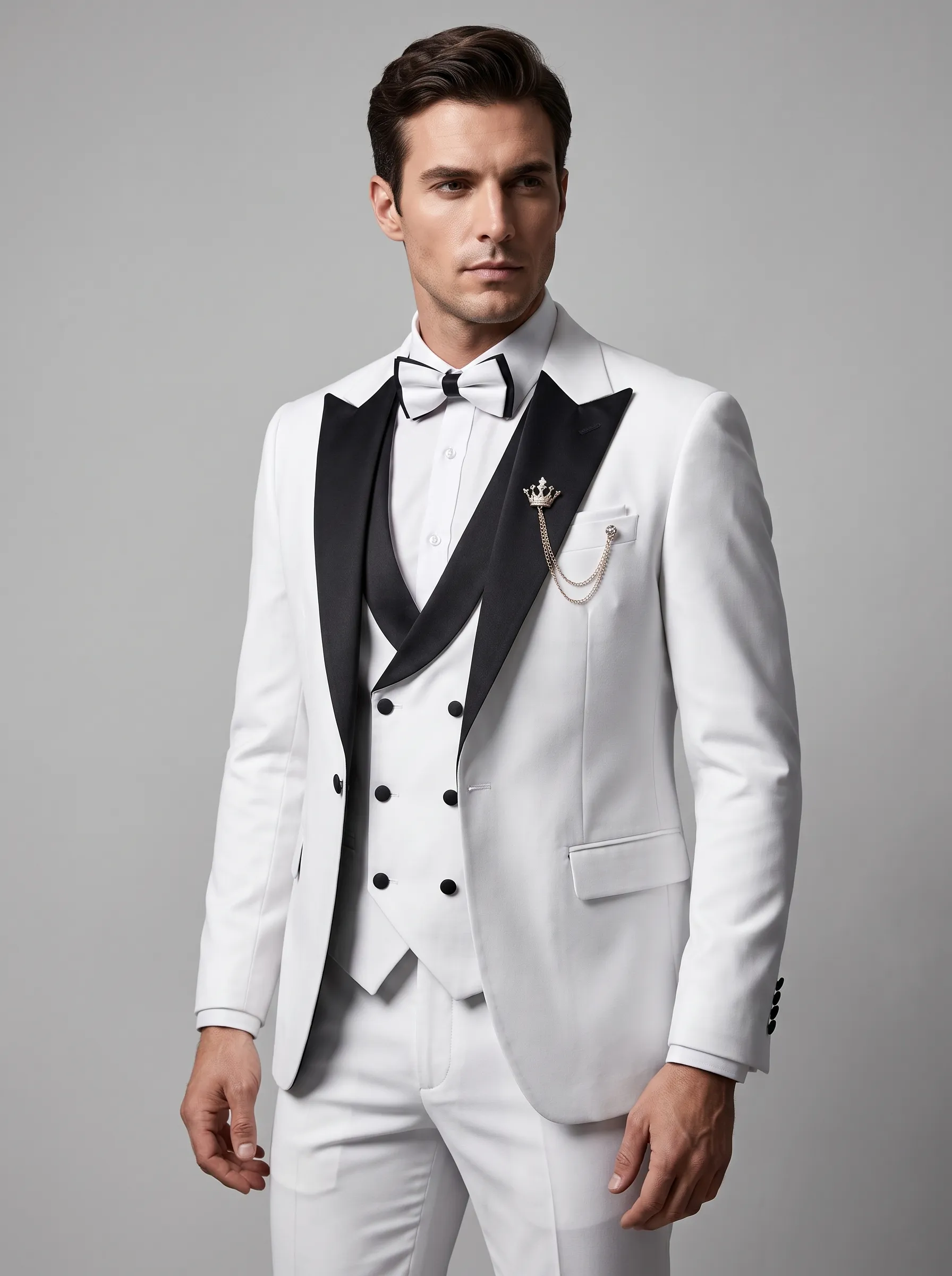 Royal Blue Slim Fit 3-Piece Peak Lapel Suit | Men's Prom & Wedding Tuxedo