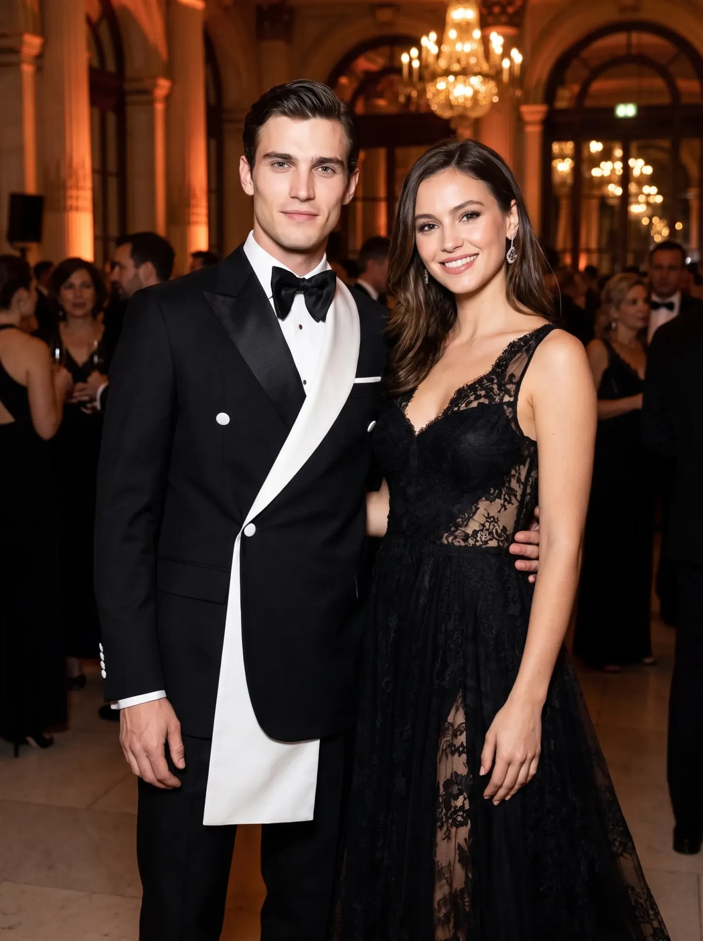 Men's Black 2-Piece Notch Lapel Prom Suit | Classic One-Button Formal Suit