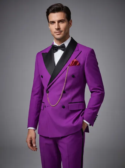 Slim Fit 2-Piece Khaki Peak Lapel Men's Suit | Modern Prom & Summer Formal Suit