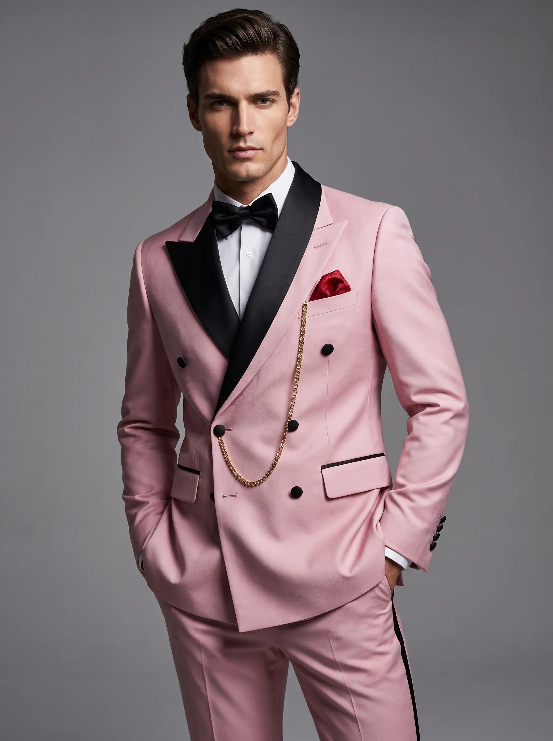 Slim Fit 2-Piece Khaki Peak Lapel Men's Suit | Modern Prom & Summer Formal Suit